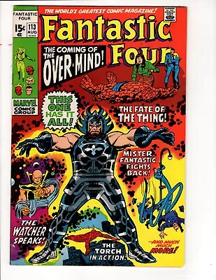 Buy Fantastic Four #113 Marvel 1971 (THIS BOOK HAS MINOR RESTORATION SEE DESCRIPTION • 16£