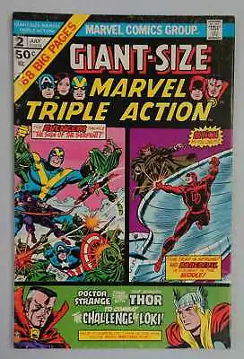 Buy Giant Size Marvel Triple Action #2 (1975) Vg/fn Marvel • 19.95£