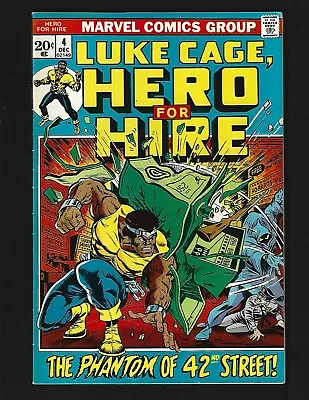Buy Hero For Hire #4 VF- Luke Cage Power Man 1st Phil Fox 1st Phantom Of 42nd St. • 14.98£
