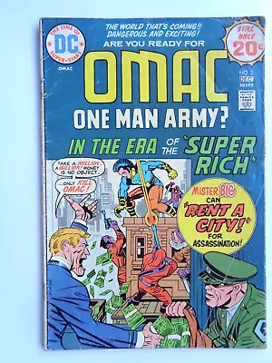 Buy Dc Omac # 2 Dec 1974  Writen And Drawn By Jack Kirby  -  Please Read Condition • 3.45£