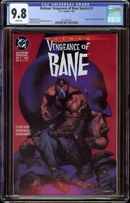 Buy Batman Vengeance Of Bane # NN CGC 9.8 White (D, 1993) 1st Appearance Origin Bane • 549.26£