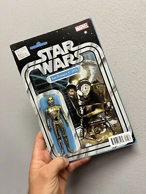 Buy Marvel Star Wars #5 - Action Figure Variant Cover - See Threepio (C-3PO) VF/NM • 2.22£