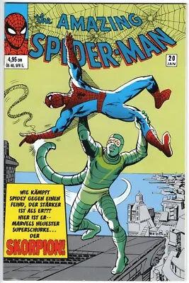 Buy AMAZING SPIDER-MAN #20 Germany 1999 FIRST APPEARANCE THE SCORPION Panini • 7.76£
