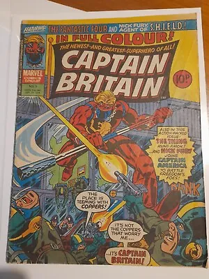 Buy Captain Britain #3 Oct 1976 Good/VGC 3.0 Hurricane • 4.99£
