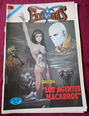 Buy FANTOMAS Comic NOVARO Classics THE MACABRE AGENTS Sexy Women Horror VINTAGE • 7.16£