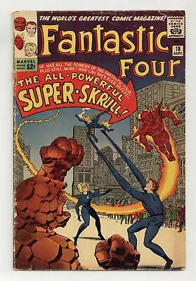 Buy Fantastic Four #18 GD+ 2.5 1963 1st App. Super Skrull • 145.86£