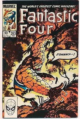 Buy Fantastic Four Comic Book #263, Marvel Comics, Copyright 1984 • 8.72£