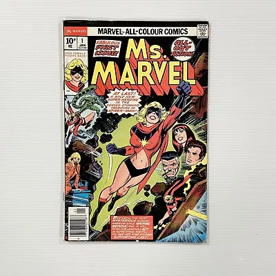 Buy Ms Marvel #1 1977 VG/FN 1st Appearance Of Carol Danvers Pence Copy • 30£