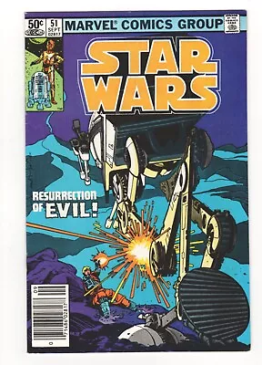 Buy Star Wars #51 Marvel Comics 1981 VF Newsstand • 8£
