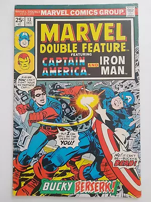 Buy Marvel Double Feature #13 Dec 1975 VGC- 3.5 Reprints Tales Of Suspense #89 #96 • 4.99£
