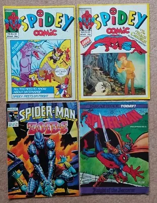 Buy Lot 4 X Marvel Spiderman / Zoids / Spidey Comics Inc #665 Penultimate Vg Bargain • 5£