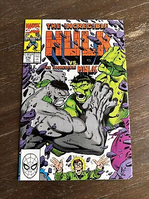 Buy The Incredible Hulk #376 (Marvel 1990) 1st App. Agamemnon Son Of Loki NM- • 19.77£