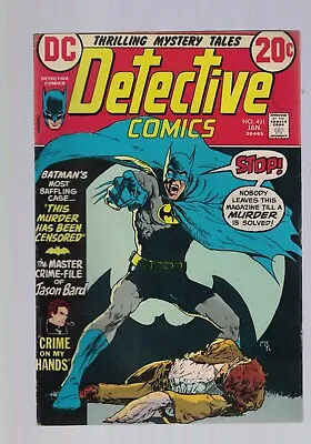 Buy DC Comics Detective Comic  No 431 January 1973 20c USA • 9.99£