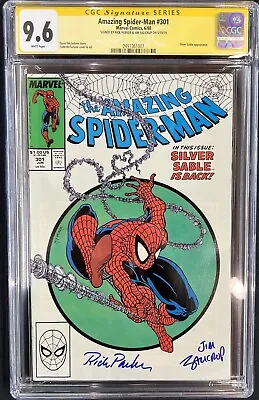 Buy Amazing Spider-Man #301 CGC 9.6 Signed X2 WP Classic Cover • 288.57£