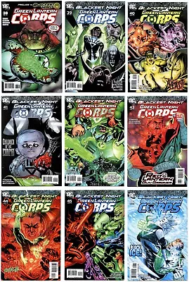 Buy DC Comics Green Lantern Corps #38-46 Run 9 Comics Read Once Bagged & Boarded • 19.99£
