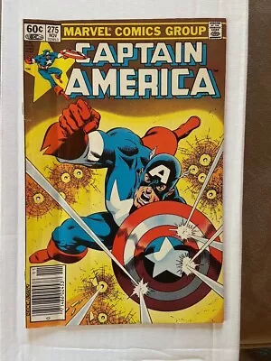 Buy Captain America #275  Comic Book  1st App 2nd Baron Zemo In Costume • 10.27£