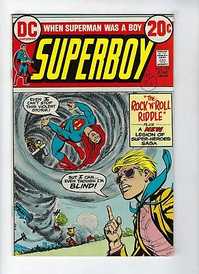 Buy Superboy # 195 DC Comics Bronze-Age Issue 1st App Wildfire June 1973 FN/VF • 9.95£