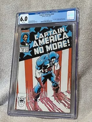 Buy Captain America #332 CGC Graded 6.0 8/87 1987 Marvel Comics • 25.50£