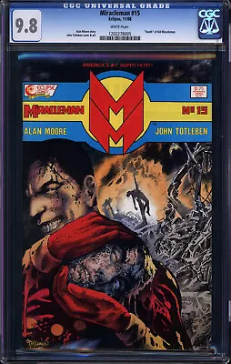 Buy Miracleman #15 Cgc 9.8  White Pages  Death  Of Kid Miracleman Cgc #1202278005 • 280.82£
