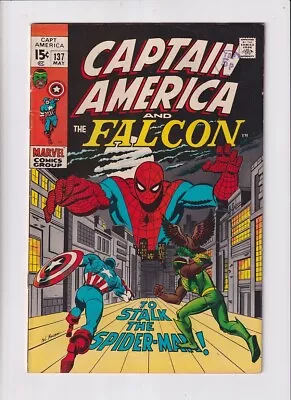 Buy Captain America (1968) # 137 (6.0-FN) (2040114) Falcon, Spider-Man 1971 • 32.40£