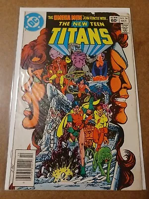Buy New Teen Titans #24 Comic 1st App X'Hal - George Perez - Newsstand Edition - Pic • 4.97£