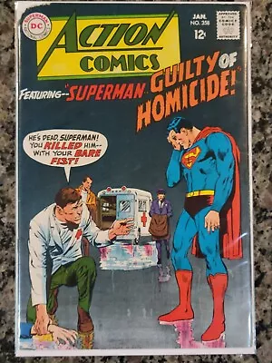 Buy ACTION COMICS #358, VG (4.0), 1968, DC,  Superman.. Guilty Of Homicide! , 7 Pic! • 4.01£