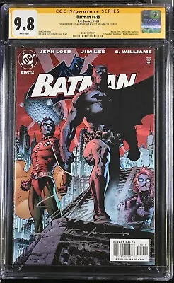 Buy Batman #619 CGC 9.8 SS X3 Signed By Jim Lee, Alex Sinclair, Scott Williams • 317.77£
