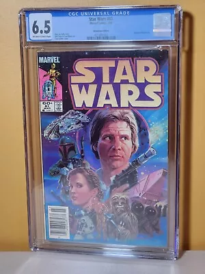Buy STAR WARS #81 CGC 6.5 SOLO LEIA BOBA FETT COVER Newsstand Edition🔥MINT CASE • 48.62£