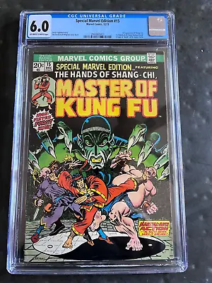 Buy Special Marvel Edition #15 CGC 6.0 1st Appearance Shang-Chi Master Kung Fu • 157.69£