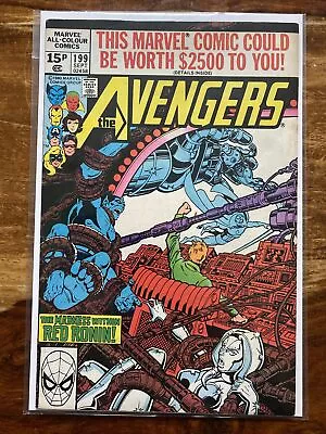 Buy The Avengers 199. 1980. Features Red Ronin. George Perez Artwork. FN+ • 2.99£