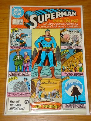 Buy Superman #423 Vol 1 Dc Comics Near Mint Alan Moore September 1986 • 19.99£