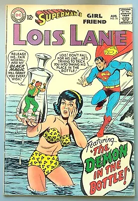 Buy Superman's Girl Friend, Lois Lane #76 ~ DC 1967 ~ The Demon In The Bottle! VG • 10.32£