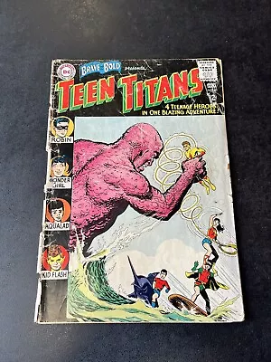 Buy Brave And The Bold #60 1965 2nd App. Teen Titans. Staple Added To Cover • 48.04£