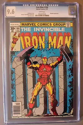 Buy Iron Man #100 Mandarin 1977 Anniversary Madame Masque Guardsman STARLIN CGC 9.6 • 117.52£