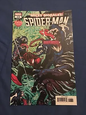 Buy Miles Morales: Spider-Man #13 Venom Island Variant 1st Billie Morales High Grade • 71.23£