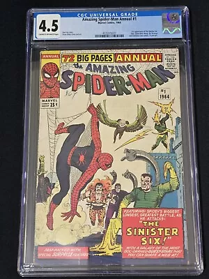Buy Amazing Spider Man Annual #1 1st App Sinister Six CGC 4.5 • 2,151.51£