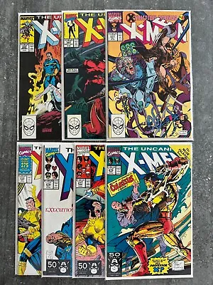 Buy Uncanny X-Men #255 #265 #271 #275 #276 #277 #279 | VF+ | B&B (Marvel 1989/91) • 19.50£