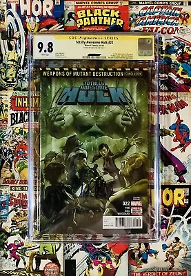 Buy Totally Awesome Hulk #22 Second Print CGC SS 9.8 Signed By Greg Pak • 139.86£