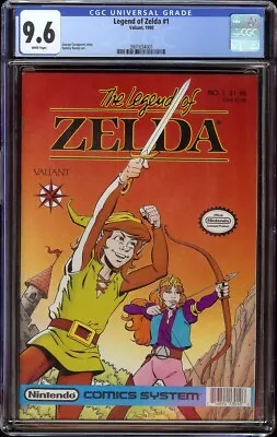 Buy Legend Of Zelda # 1 CGC 9.6 White (Valiant, 1990) 2nd Highest Graded! • 395.76£
