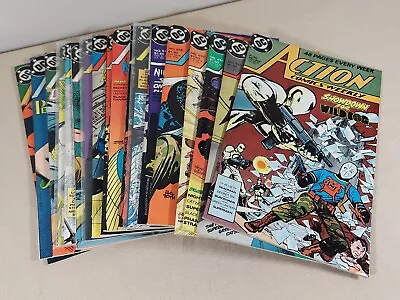Buy DC Comic Lot Of 18 Action Comics Weekly 604 To 640 See Photos For Issues Include • 22.24£