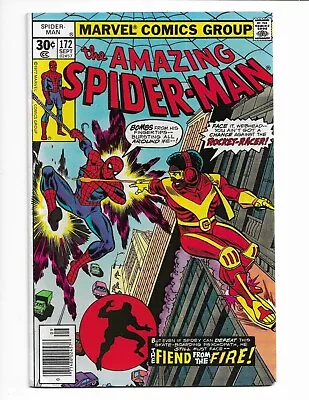 Buy Amazing Spider-man 172 - F 6.0 - 1st Appearance Of Rocket Racer (1977) • 15.99£