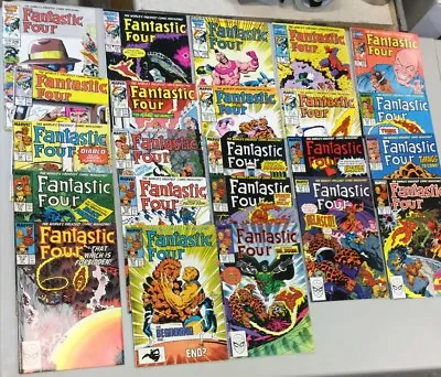 Buy Lot Of 23 Fantastic Four 296-318 Straight Run Marvel Comics (LOT1) 1986-1988 • 51.26£