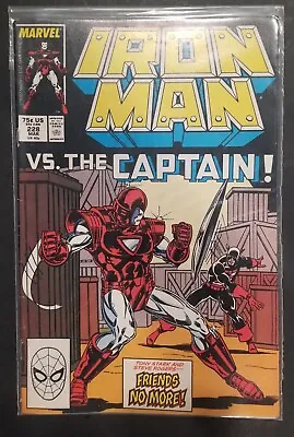 Buy Iron Man #228  MARVEL Comics Iron Man VS. The Captain 1988 VF • 8.69£