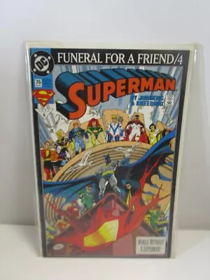 Buy SUPERMAN #76 (1994) DC Comics FUNERAL FOR A FRIEND BAGGED BOARDED • 7.07£