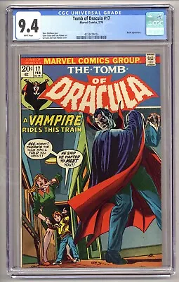 Buy Tomb Of Dracula 17 (CGC 9.4) Blade Appearance Colan Kane 1974 Marvel Comics P163 • 106.06£