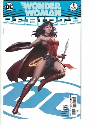 Buy Wonder Woman Rebirth #1 (2016) Stanley Lau Artgerm Cover B Dc Comics • 6.25£