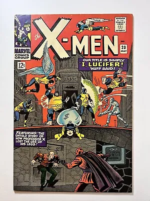 Buy THE X-MEN #20 (1966) 1st App Supreme One! Prof X Origin! High Grade Silver Age! • 130.10£