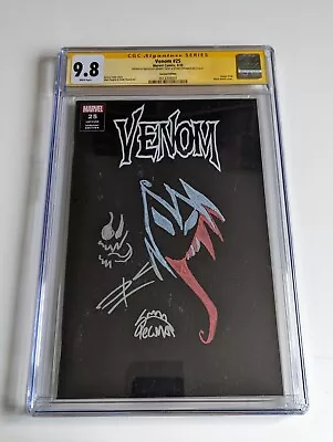 Buy Venom #25 Blank 9.8 CGC SS Gwenom Sketch & Sig By Ryan Stegman, Cates Remark  • 350£