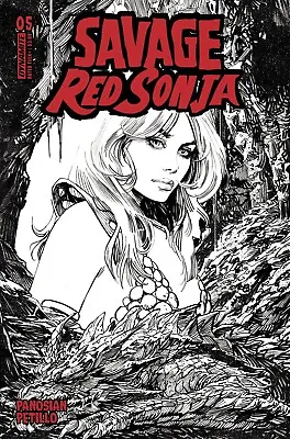Buy Savage Red Sonja #5 1:10 Panosian Line Art Variant (20/03/2024-wk4) • 7.95£