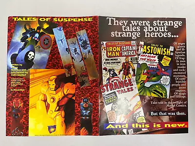 Buy Marvel Comics Ad Copy 17  X 11  Iron Man Captian America Tales Of Suspense • 8£